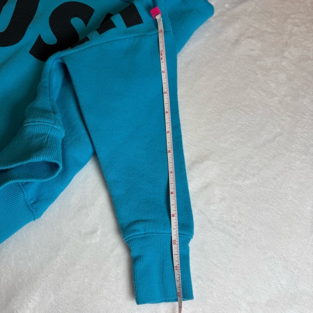Justice Teal Fleece Hoodie - Picture 6 of 9